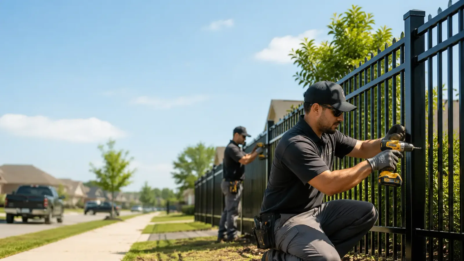 Metal Fence Installation in Montgomery, MN